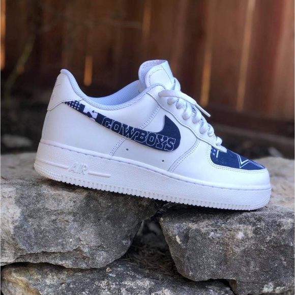 dallas cowboys nike air force ones
